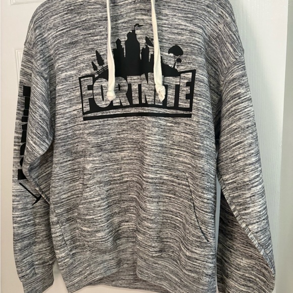 Fortnite Gray black Hoodie for Boys size Medium - Picture 1 of 5